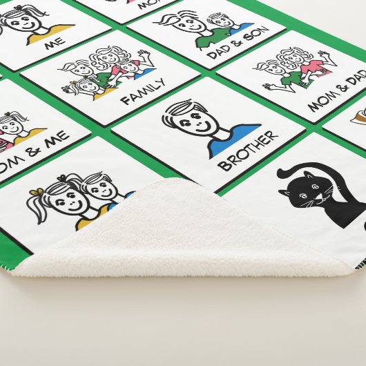 Machen Sie Ihr eigenes Green Instant Foto Collage Sherpadecke (3/4)