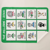 Machen Sie Ihr eigenes Green Instant Foto Collage Sherpadecke (Vorderseite (Horizontal))