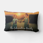 Machen Sie Ihr eigenes Größengleichfamilien-Foto Lendenkissen (Rückseite)