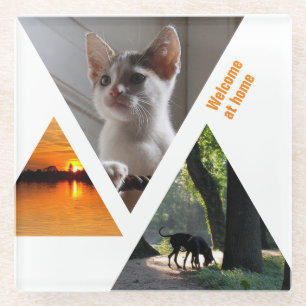 Machen Sie Ihr eigenes großes Ding Glasuntersetzer