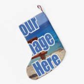 Machen Sie Ihr eigenes Haus Personalisiert (2 Seit Kleiner Weihnachtsstrumpf (Rückseite (Hängend))