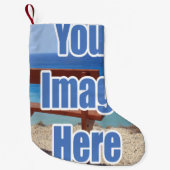 Machen Sie Ihr eigenes Haus Personalisiert (2 Seit Kleiner Weihnachtsstrumpf (Vorderseite)