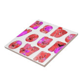 Machen Sie Ihr eigenes Herz Art Print Design Fliese (Seite)