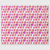 Machen Sie Ihr eigenes Herz Art Print Design Geschenkpapier (Flach)