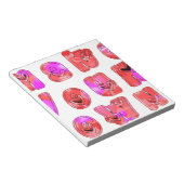 Machen Sie Ihr eigenes Herz Art Print Design Notizblock (angewinkelt)