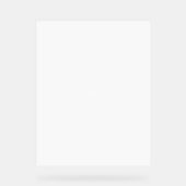 Machen Sie Ihr eigenes individualisierbares 11" x  Acrylschild (Vorderseite)