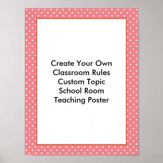 Machen Sie Ihr eigenes Klassenzimmer Poster (Vorne)
