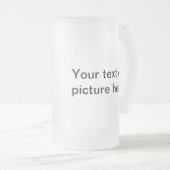 Machen Sie Ihr eigenes kundenspezifisches Mattglas Bierglas (VorderseiteRechts)