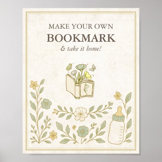 Machen Sie Ihr eigenes Lesezeichen | Neue Kapitel Poster (Vorne)