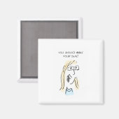 MACHEN SIE IHR EIGENES! MAGNET (Vorderseite/Rückseite)