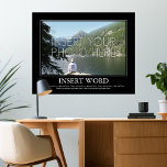 Machen Sie Ihr eigenes Motivierend Poster<br><div class="desc">Geben Sie Ihr Foto und Motivierend Sprichwort ein. Das Poster kann vergrößert werden.</div>