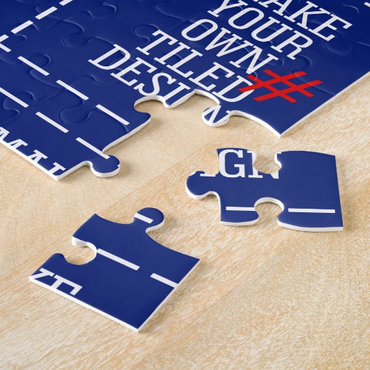 Machen Sie Ihr eigenes Muster einfach in einem Sch Puzzle (Seite)