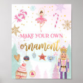 Machen Sie Ihr eigenes Ornament Nutcracker Balleri Poster (Vorne)