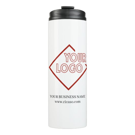 Machen Sie Ihr eigenes personalisiertes Firmenlogo Thermosbecher (Vorderseite)