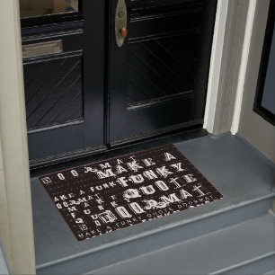 Machen Sie Ihr eigenes Personalisiertes Funkangebo Fußmatte