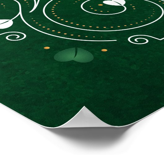 Machen Sie Ihr eigenes Plakat für den Luckplatz (2 (Ecke)