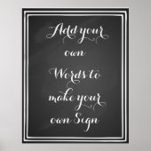 Machen Sie Ihr eigenes Plakat für Ihr Party (Vorne)