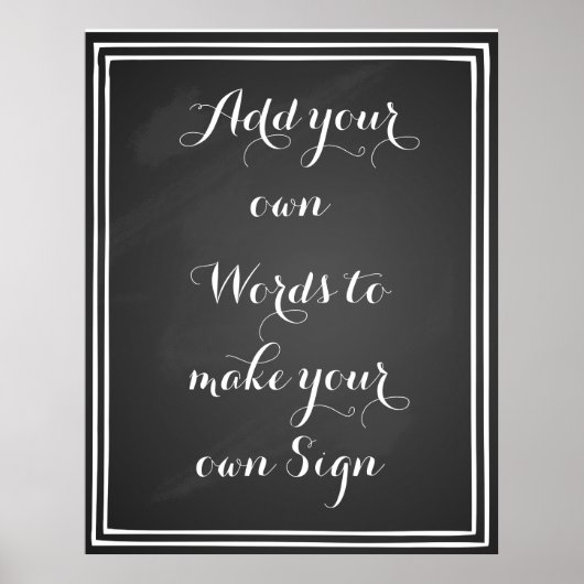 Machen Sie Ihr eigenes Plakat für Ihr Party (Vorne)