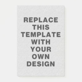 Machen Sie Ihr eigenes Portrait orientiert 4 x 6 Z Post-it Klebezettel