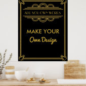 Machen Sie Ihr eigenes Poster für Ihr Party (Küche)