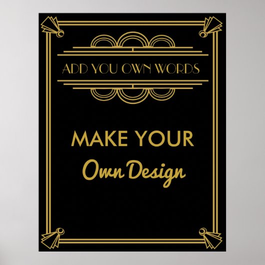 Machen Sie Ihr eigenes Poster für Ihr Party (Vorne)