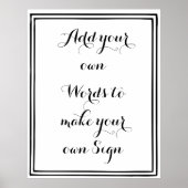 Machen Sie Ihr eigenes Poster für Ihr Party (Vorne)