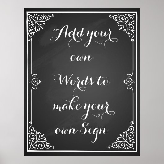 Machen Sie Ihr eigenes Poster für Ihr Party oder I (Vorne)