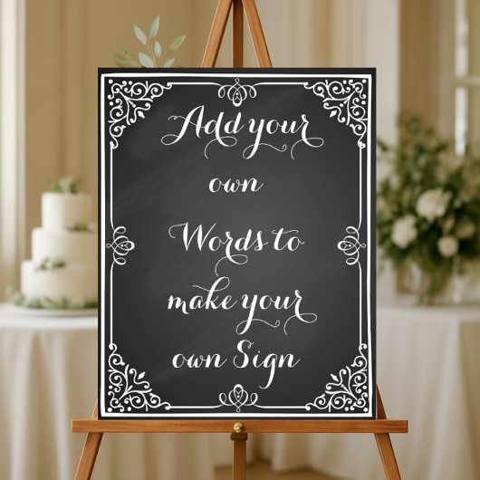 Machen Sie Ihr eigenes Poster für Ihr Party oder I