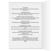 Machen Sie Ihr eigenes Restaurant Menü (Innen (Links))