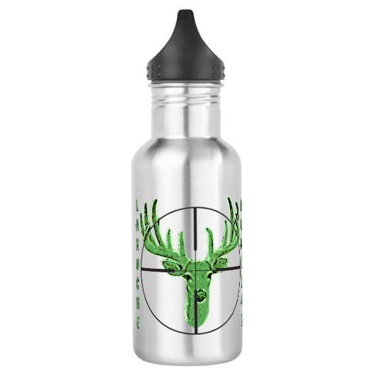 Machen Sie Ihr eigenes Rotwild-Jagd-Logo, Edelstahlflasche (Links)