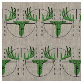 Machen Sie Ihr eigenes Rotwild-Jagd-Logo Stoff