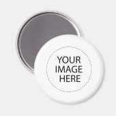 Machen Sie Ihr eigenes Rundmagazin Magnet (Vorderseite/Rückseite)