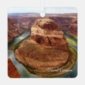 Machen Sie Ihr eigenes Souvenir-Foto Ornament Aus Metall (Rückseite)