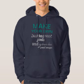 Machen Sie Ihr eigenes Sweatshirt, W, B, Grau oder Hoodie (Vorderseite)
