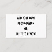 MACHEN SIE IHR EIGENES VISITENKARTE (Rückseite)