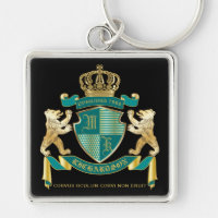 Machen Sie Ihr eigenes Wappen Aquamarinen Goldbäre
