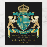Machen Sie Ihr eigenes Wappen Aquamarinen Goldbäre