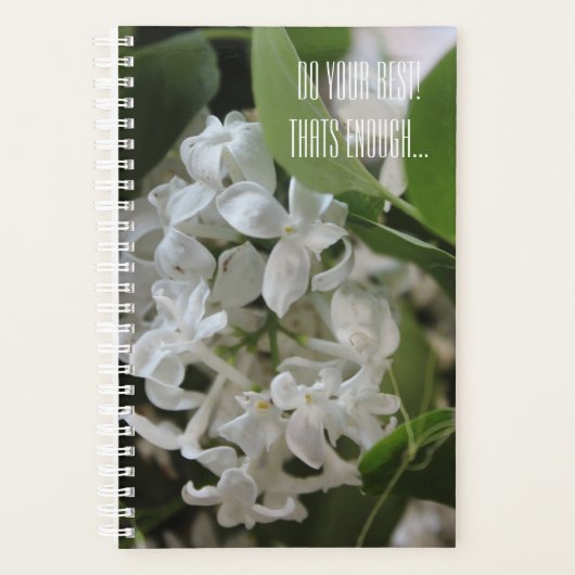 Machen Sie Ihr Foto für motivierend Blume Planer (Vorderseite)