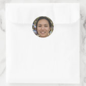 Machen Sie Ihr Herz singt Runder Aufkleber (Tasche)