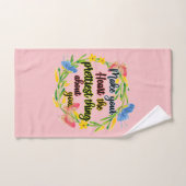 Machen Sie Ihr Herz zum Hübschsten über Sie Badhandtuch Set (Handtuch)