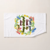 Machen Sie Ihr Herz zum Hübschsten über Sie Badhandtuch Set (Handtuch)