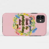 Machen Sie Ihr Herz zum Hübschsten über Sie Case-Mate iPhone Hülle (Rückseite (Horizontal))