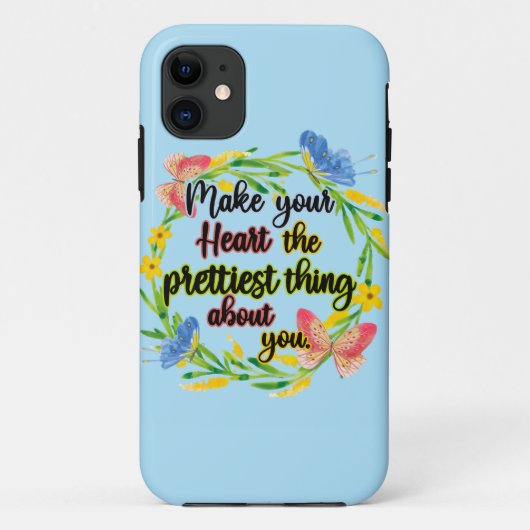 Machen Sie Ihr Herz zum Hübschsten über Sie Case-Mate iPhone Hülle (Rückseite)