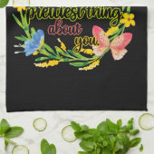 Machen Sie Ihr Herz zum Hübschsten über Sie Geschirrtuch (Gefaltet)