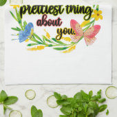 Machen Sie Ihr Herz zum Hübschsten über Sie Geschirrtuch (Gefaltet)