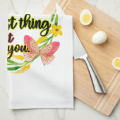 Machen Sie Ihr Herz zum Hübschsten über Sie Geschirrtuch (Viertel Falte)