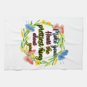 Machen Sie Ihr Herz zum Hübschsten über Sie Geschirrtuch (Horizontal)