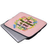 Machen Sie Ihr Herz zum Hübschsten über Sie Laptopschutzhülle (Vorne Knopf)