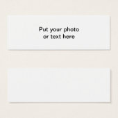 Machen Sie Ihr Lesezeichen (Vorne & Hinten)