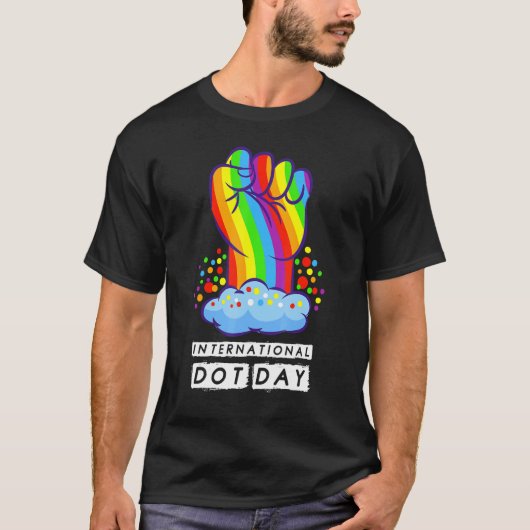 Machen Sie Ihr Mark sehen, wo es dauert, Regenboge T-Shirt (Vorderseite)